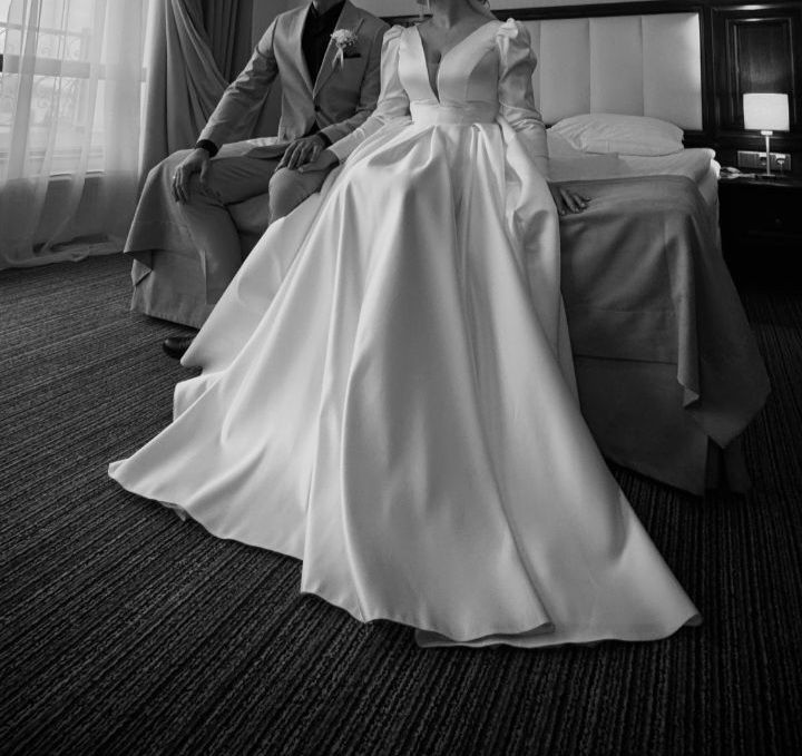 Весільна сукня зріст 1,73 см і  5 см каблук