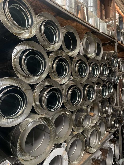 Труби для димоходу Versia-Lux — нержавіюча сталь, всі діаметри