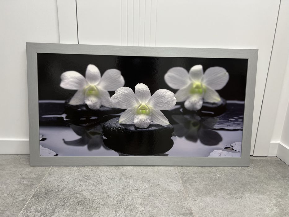 Obraz kwiaty 107x57 cm