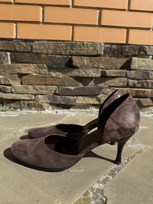 Коричневі туфлі, р.38