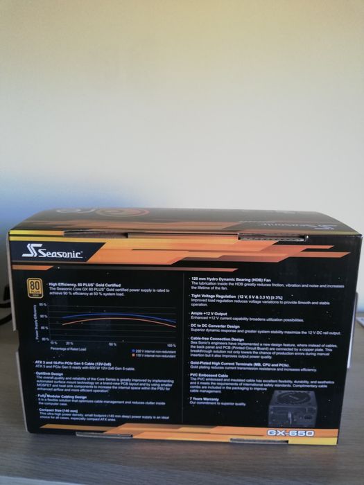 Fonte de alimentação Seasonic GX650w