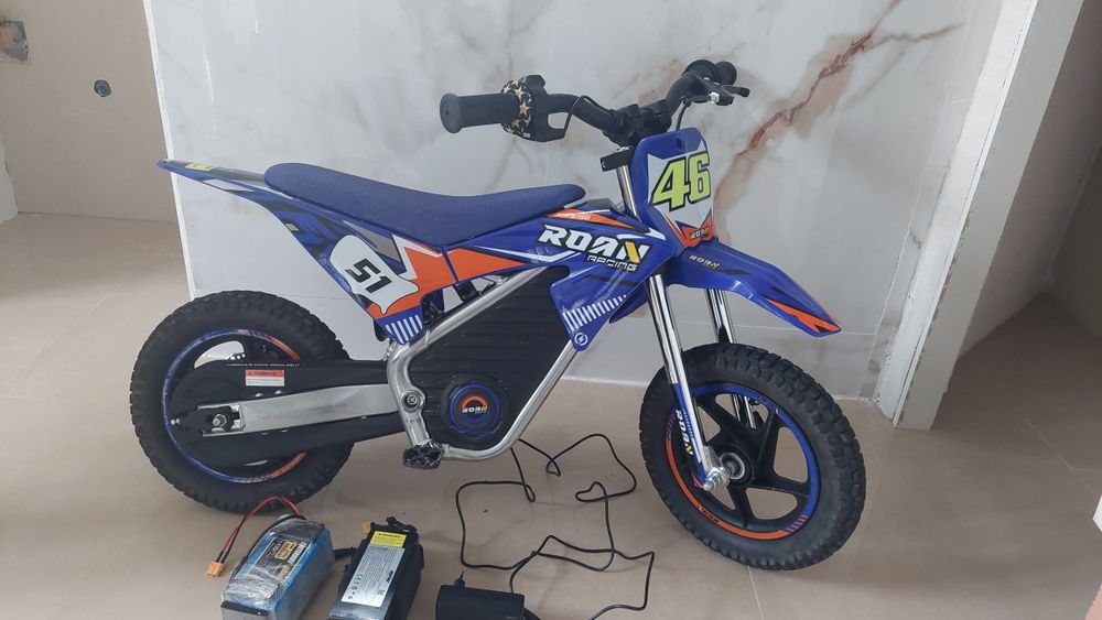 Mini Mota de Cross 3/4 Anos elétrica