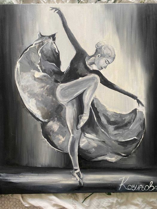 Картина маслом авторська (балерина)