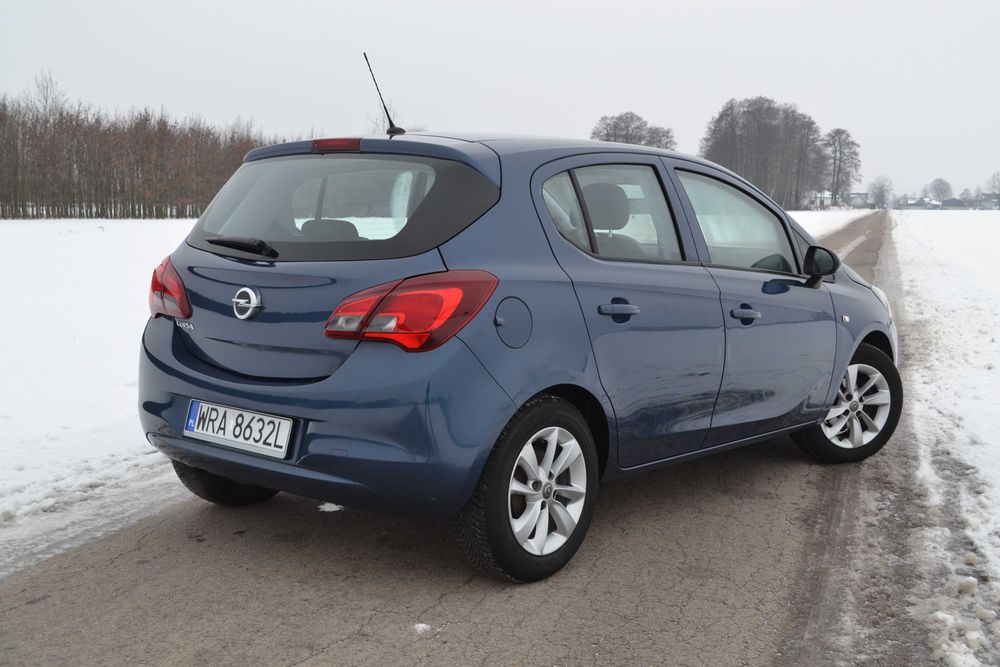 Opel Corsa E 1.4 Benzyna 90KM Klima Ledy Dotyk Radio Alufelgi Oryginał
