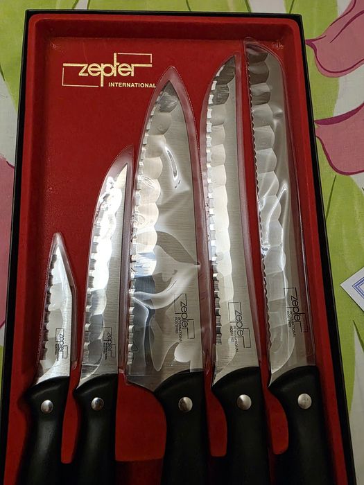 Набір ножів Zepter нові цептер самозаточувальні оригінал ножи цептор