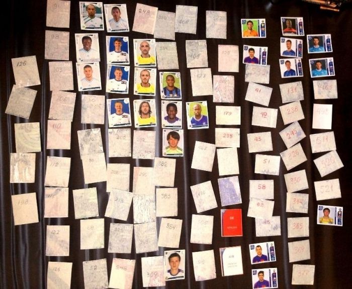 Наклейка футбольная Panini.