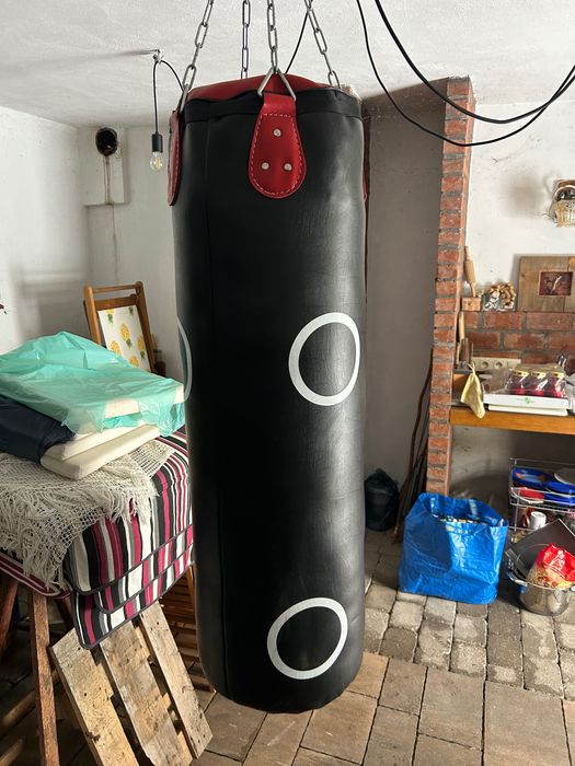 Worek treningowy HEKTOR 100 cm plus rękawice MASTERS