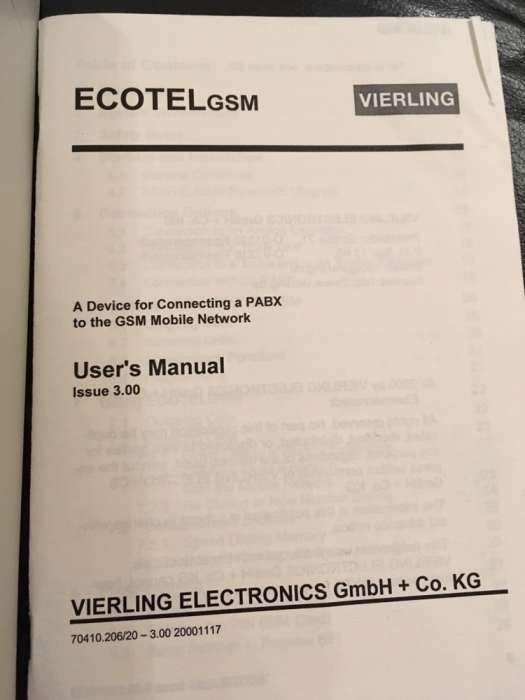 Vierling ecotel gsm