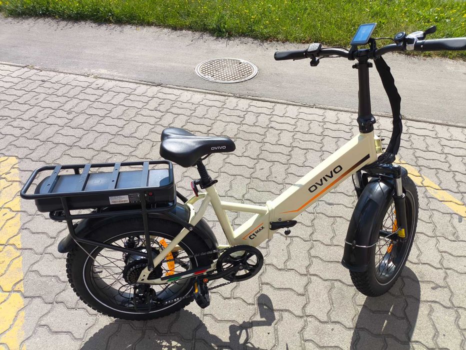 Ovivo C1 MAX składany rower elektryczny Fatbike - zdjęcie 4