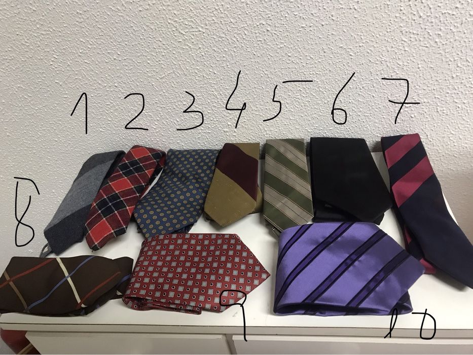 Gravatas. Algumas Retro e Vintage. Características e/Preços na descrição