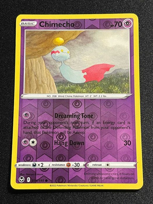 Carta Pokémon Chimecho 74/195 Silver Tempest
