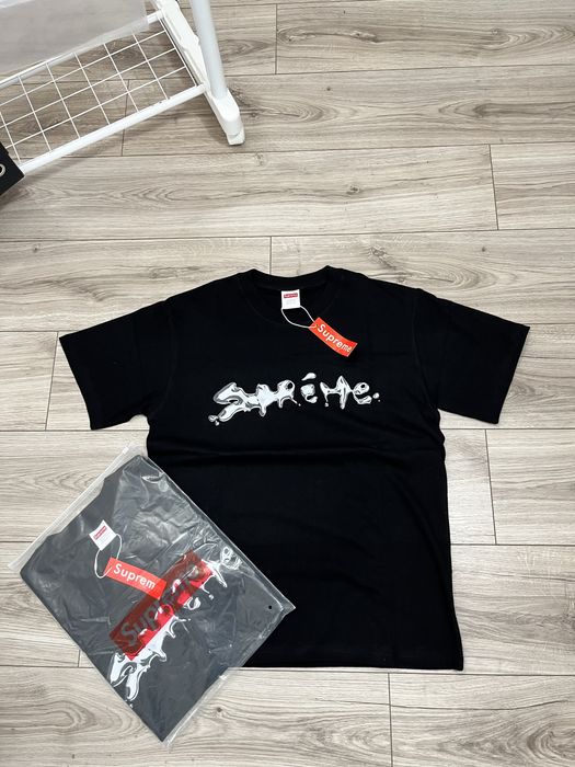 Футболка Supreme t-shirt S,M білі та чорні black,white