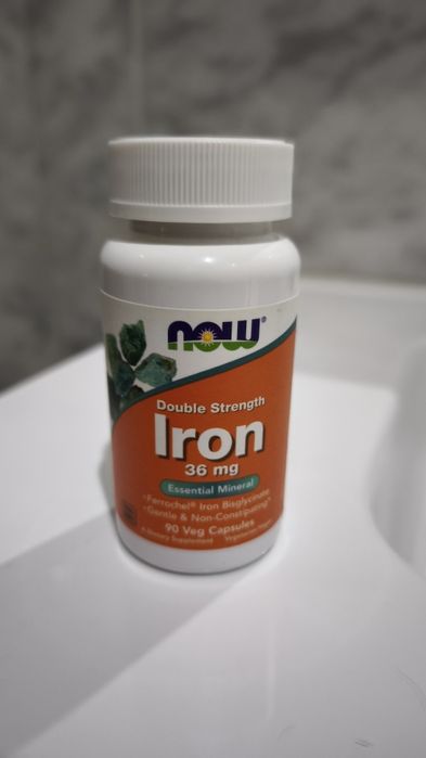 Suplemento Iron 36mg - NOW