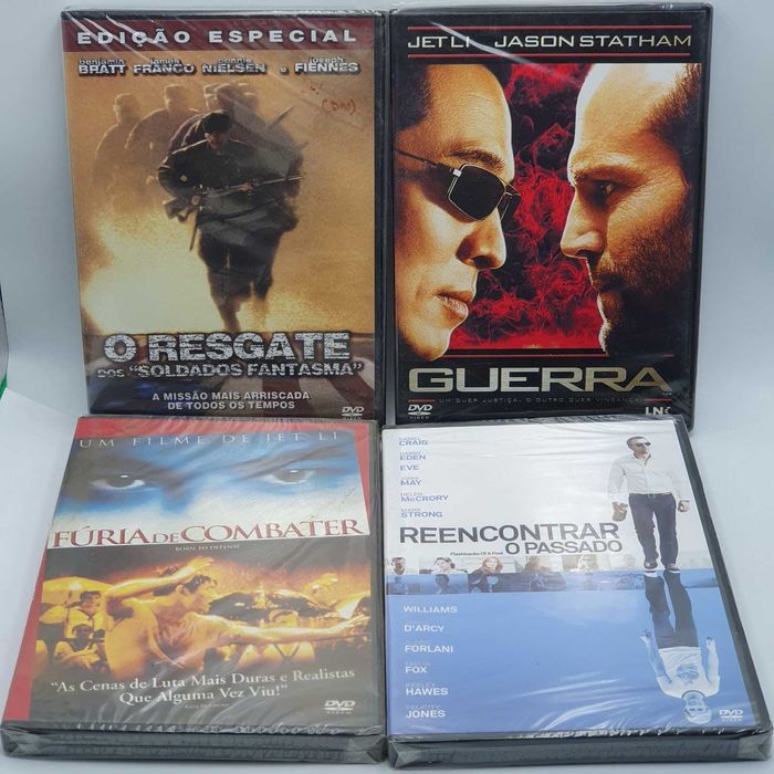 Lote 7/2 - Pack de 18 Filmes Novos e Selados em DVD - Ref.VI