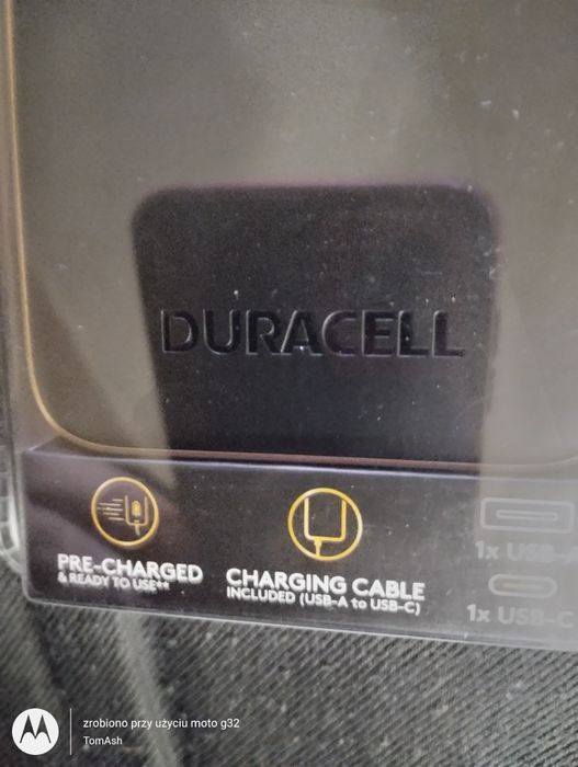 Powerbank duracell model DRPB3009A -nowy w blistrze +Gratis
