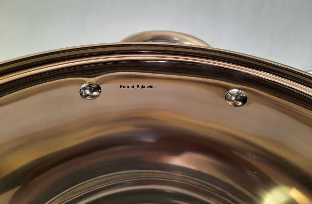 Dobry Garnek Stalowy na Indukcję,Gaz...7L Litrów z PODZIAŁKĄ, INDUKCJA