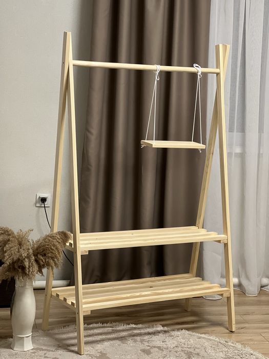 Рейл/стійка для одягу/журнальний столик