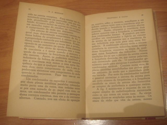 livro antigo radio e televisao
