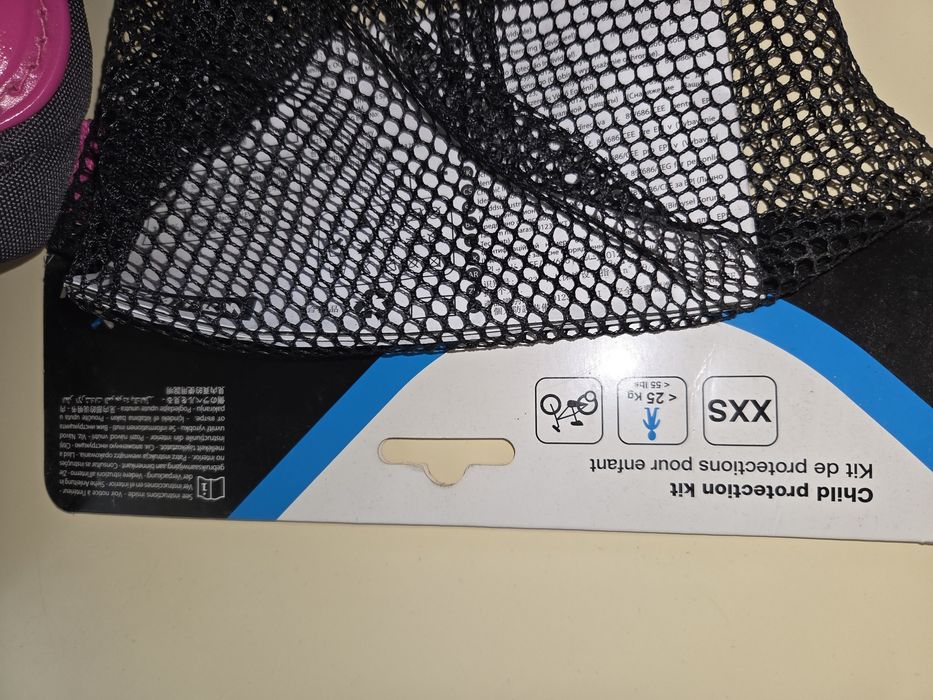 Conjunto capacete+joelheira+cotoveleira