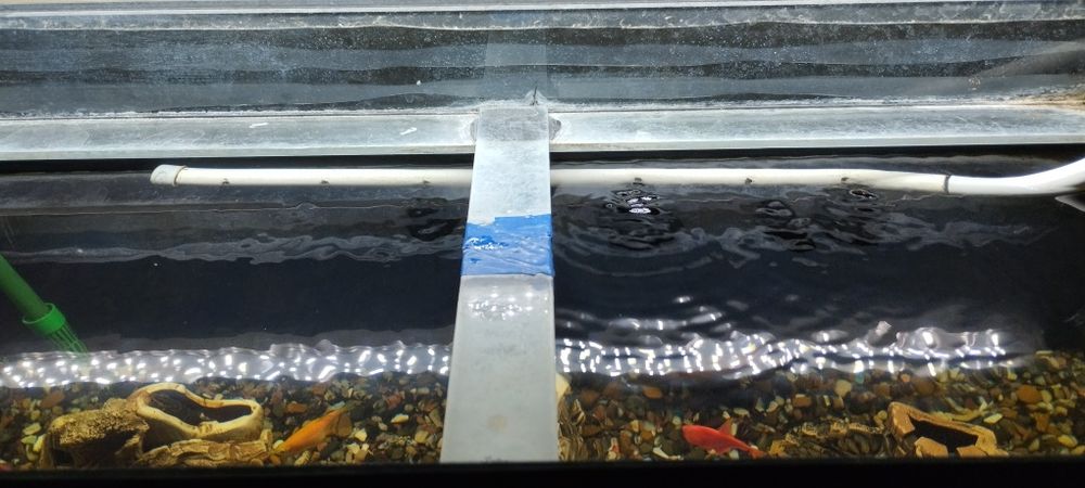 Акваріум б/у на 140 л + лампа