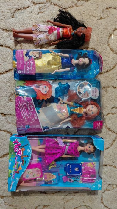 лялька  Disney Моана, барбі,Меріда,Ваяна