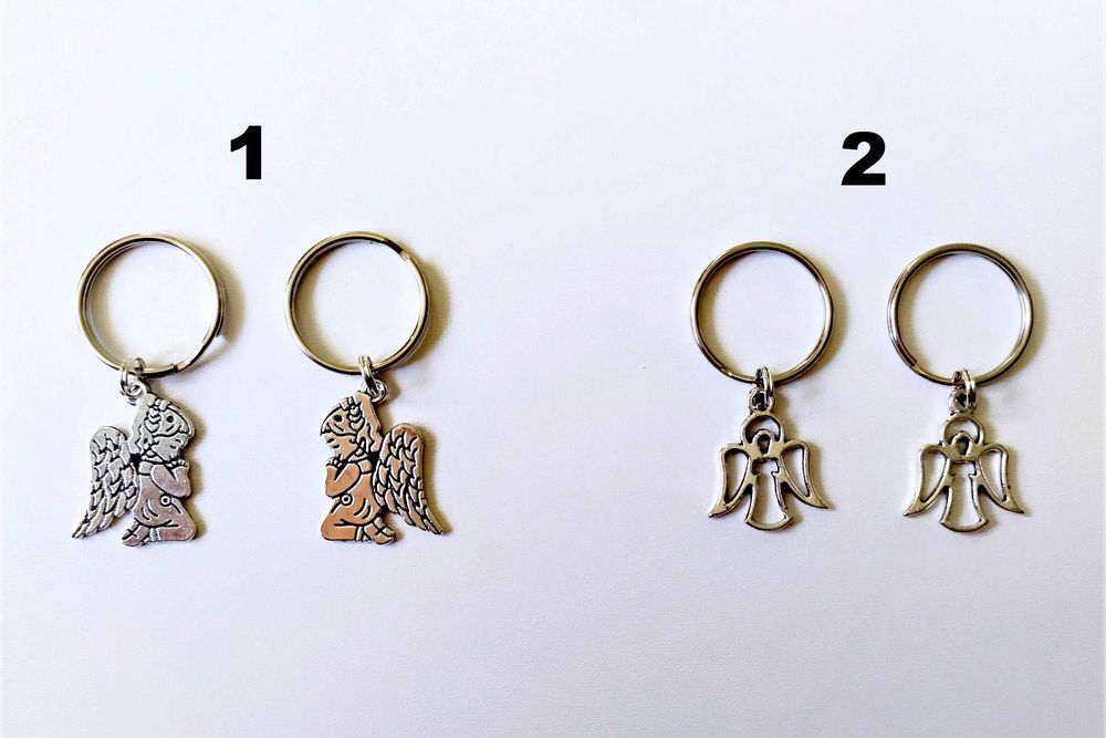 Podziękowanie komunijne dla gości z aniołkiem