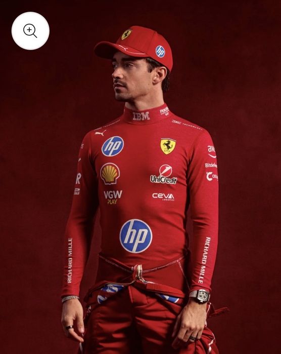 Лонгслів Ferrari red F1