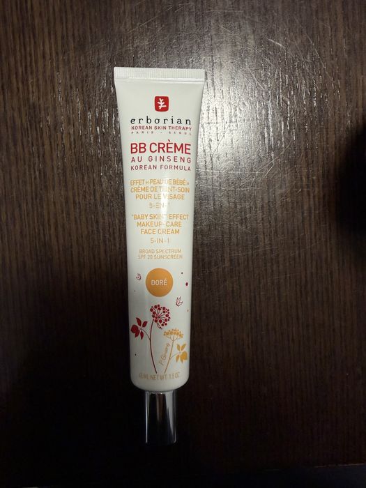 BB Crème erborian “baby skin effect makeup-care face cream 5 in 1 spf