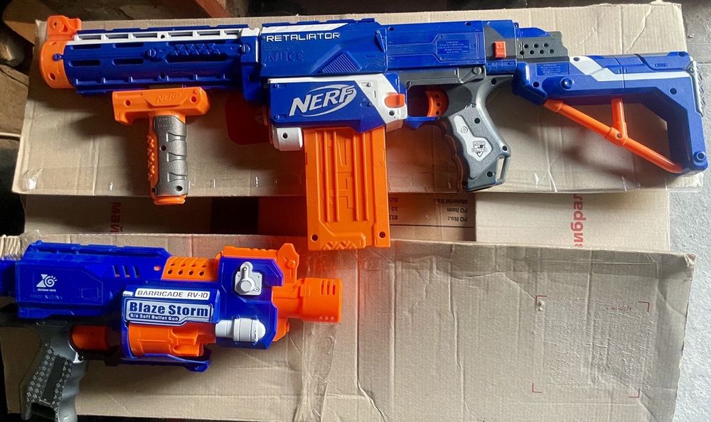 Детская игрушка Nerf бластер