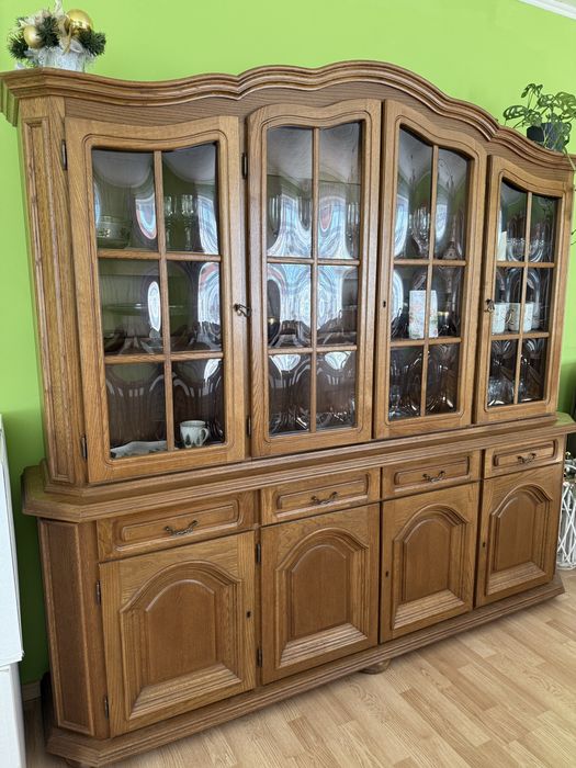 Witryna dębowa piękna!