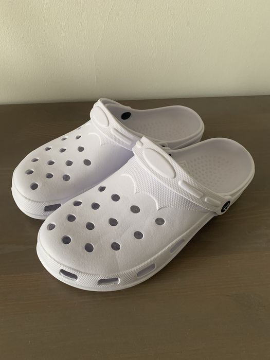 Meskie klapki Roly białe