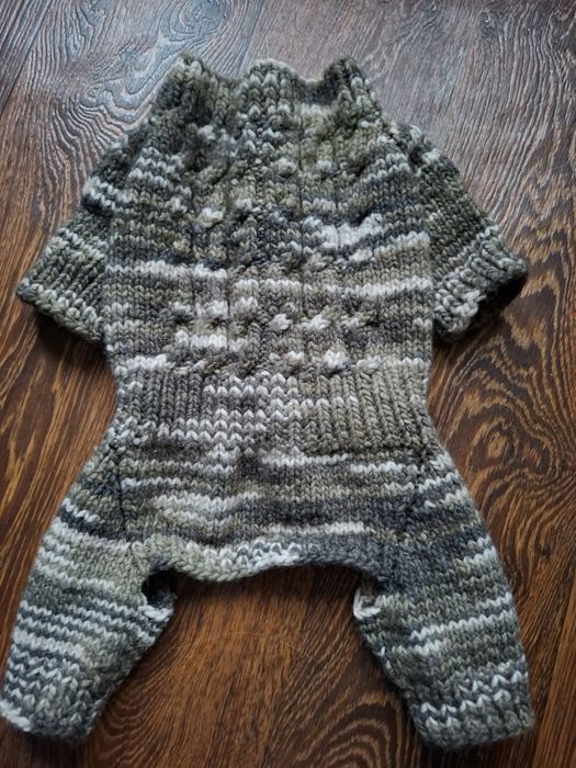 В'язаний комбінезон+подарунок дощовик