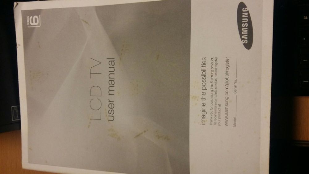 User manual instructions for Samsung LCD and original remote control64283922616707121