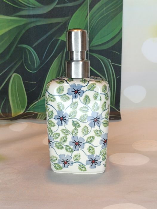 Dozownik ceramiczny na płyn do naczyń unikat ceramika Bolesławiec