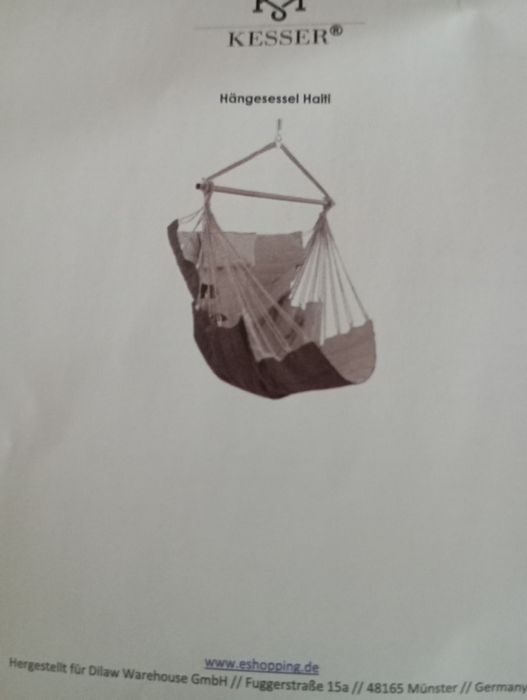 Fotel wiszący kesser