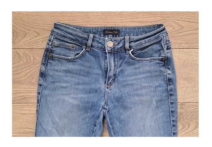 Massimo Dutti spodnie jeansy skinny