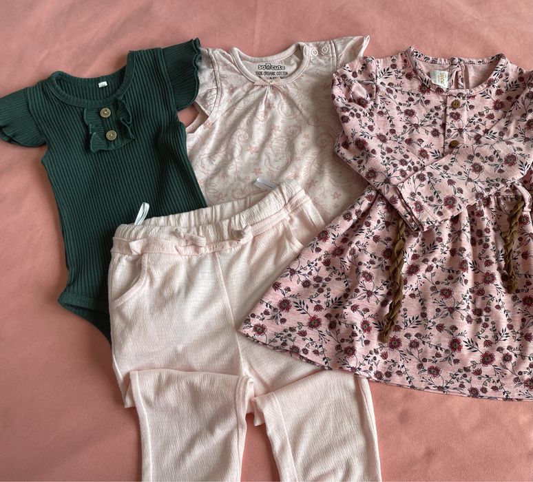 Ubrania dla dziewczynki rozmiar 86 Używane