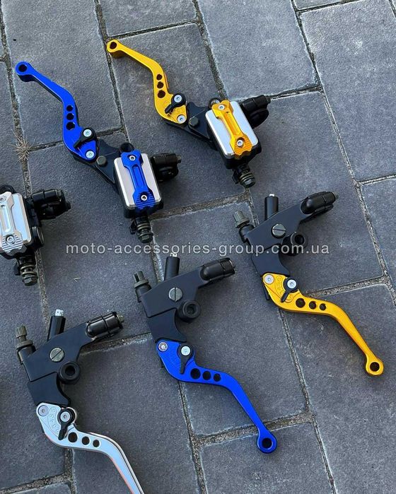 Комплект зчеплення і гальм з регульованими ручками універсальні важелі
