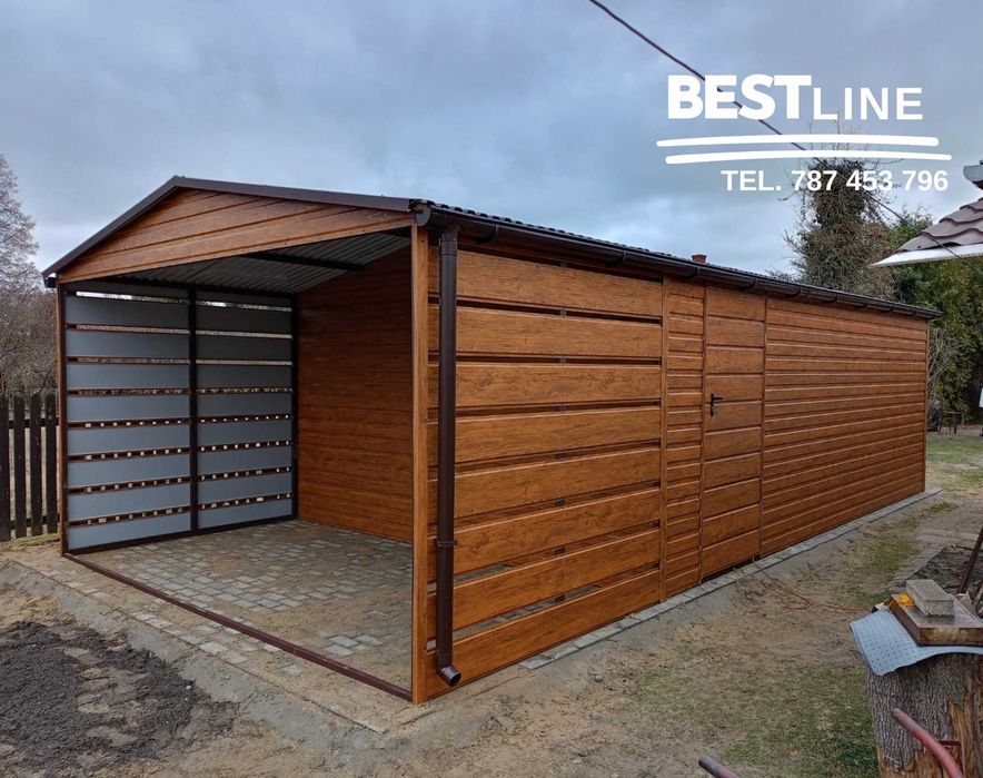 Garaże blaszaki Każdy wymiar Bochnia okolice Montaż i Transport GRATIS