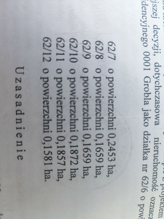 Działka budowlana Rytwiany-Grobla