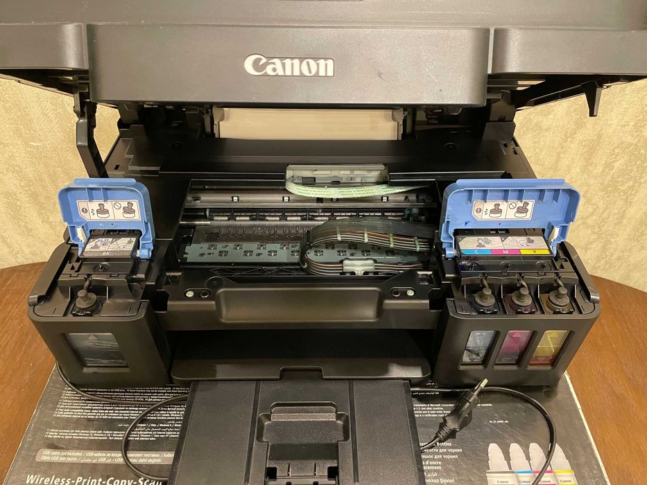 Фотопринтер БФП Canon PIXMA G3400 Wi-Fi з вбудованою СБПЧ, струйний