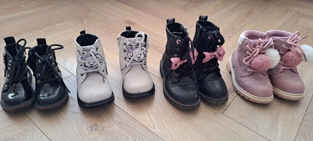Buty dla dziewczynki 4 pary