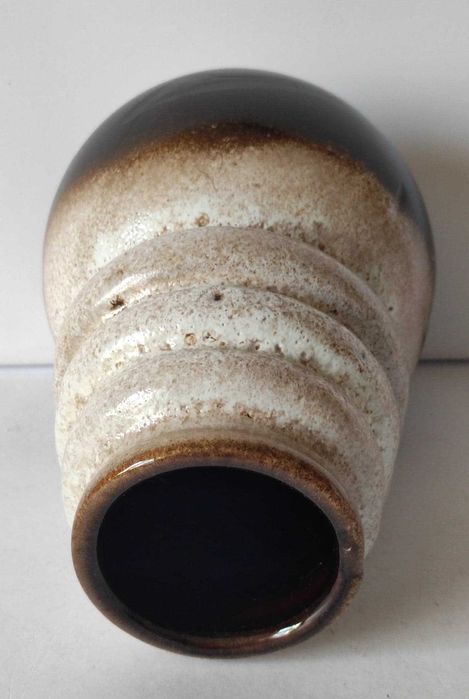 Stary wazon ceramiczny Scheurich Vienna Mid Century Design Fat Lava