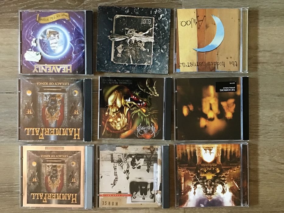 CDs metal , rock vários ,  letra G+H todos a 2€