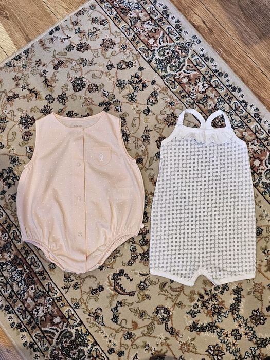 Ромпери пісочники нові 6-9 місяців дівчинка