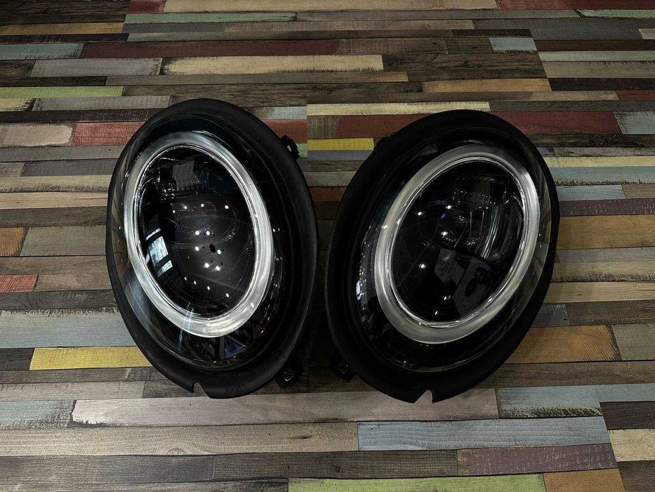 Фари Mini Cooper f55 f56 f57 f54 Матричні Рестайл Чорні Адаптив