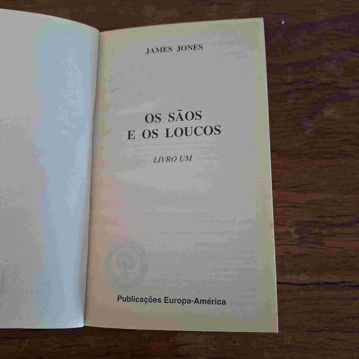 Os Sãos e os Loucos - A Barreira Invisível - Livro Um - James Jones