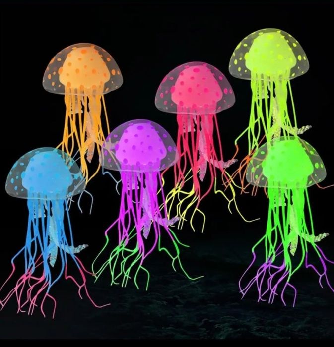 Декоративна медуза в акваріум 5см 90грн,,10см 150грн