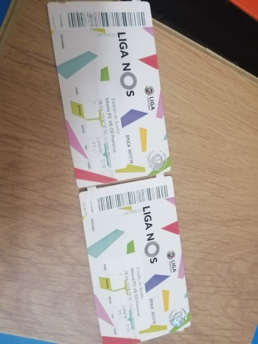 2 VFC-Feirense Collection Tickets