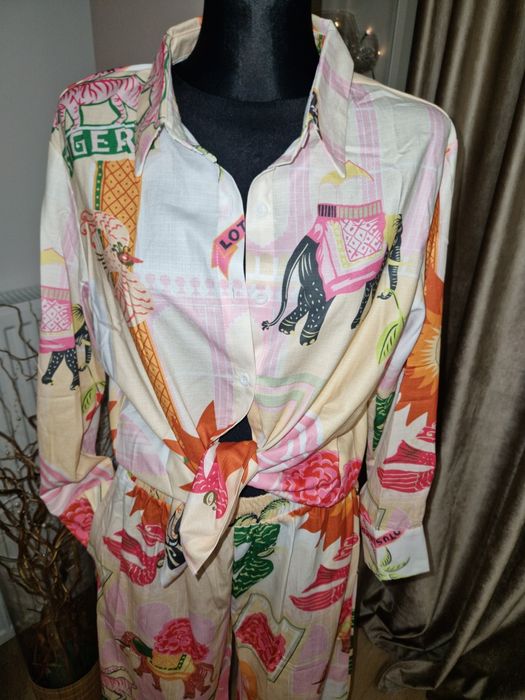 Komplet damski kolorowy